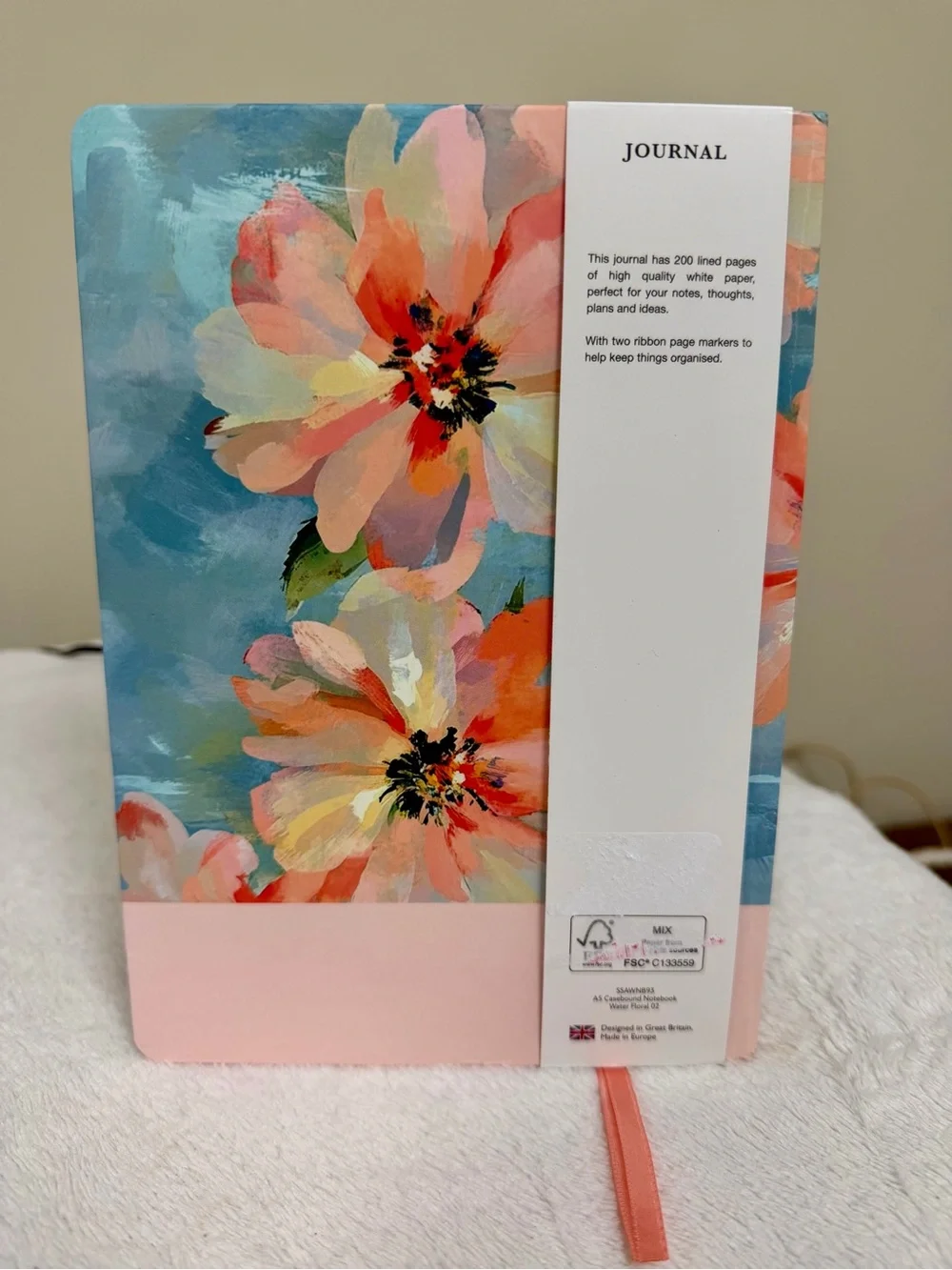 Floral Hardcover Journal